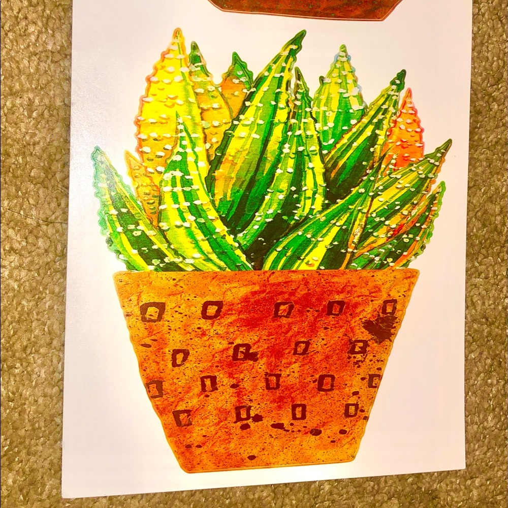 🌵POTTED CACTUS WALL ART 🌵 - Picture 6 of 10